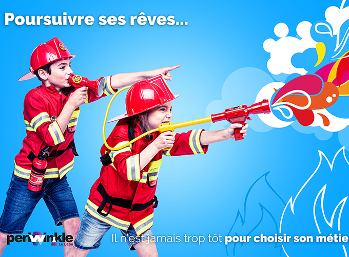 Montage Kids Pompier Image En Avant Projet