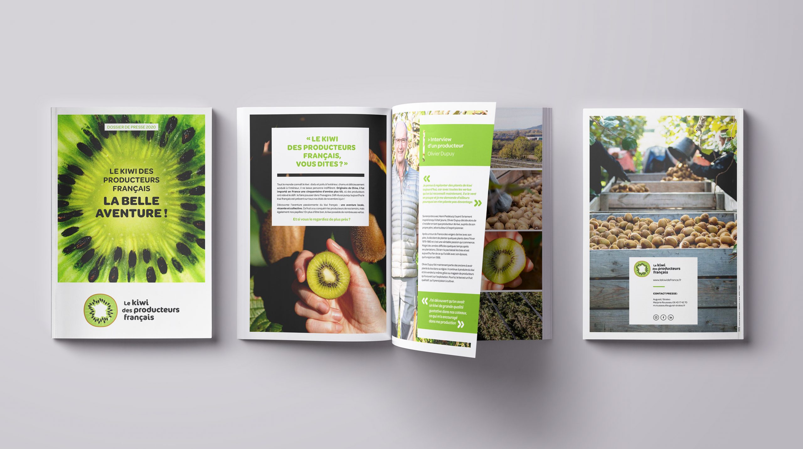 Le Kiwi des Producteurs Français Reportage et portraits Studio