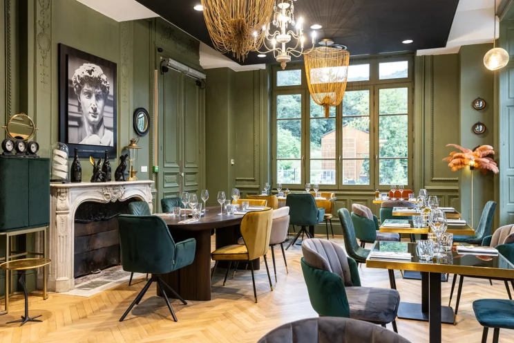Salle de restaurant Fedou Mercure Ax les thermes photographie